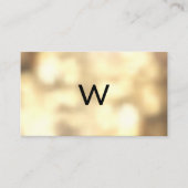 Monogram | Gold Boke Visitekaartje (Voorkant)