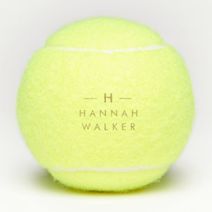 Monogram Gold   Elegant-minimalistische klas Tennisballen