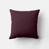 Monogram Gold en Burgundy Lace Wedding Pillow Kussen (Achterkant)