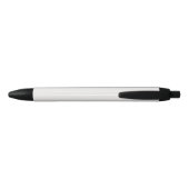 Monogram Gold Grey | Minimale legant Modern Zwarte Inkt Pen (Achterkant)