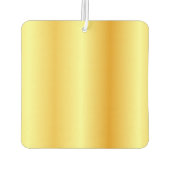 Monogram Gold Kijk elegant Moderne Sjabloon Luchtverfrisser (Achterkant)