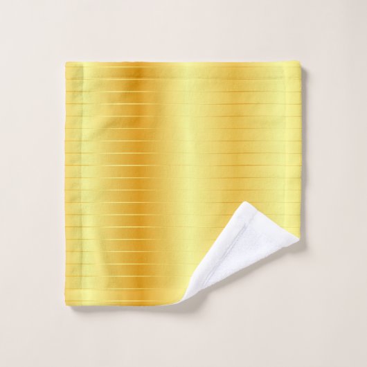 Monogram Gold Kijk elegant Moderne Sjabloon Washandje (Wasdoekje)