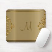 Monogram Gold Orante Design Muismat (Met muis)