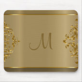 Monogram Gold Orante Design Muismat (Voorkant)