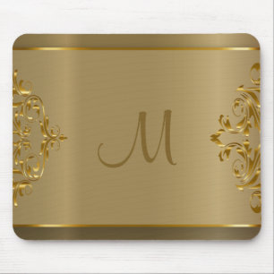 Monogram Gold Orante Design Muismat
