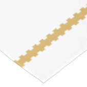 Monogram Gold Pointsettia Holiday Tablecloth Tafelkleed (Gekanteld)
