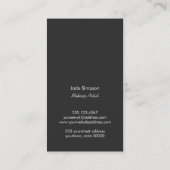 Monogram Gold Sequin Makeup Artist Lipstick Beauty Visitekaartje (Achterkant)