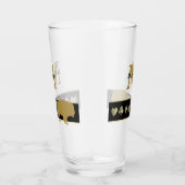 Monogram Gold Silhouette Bison Glas (Rechts)