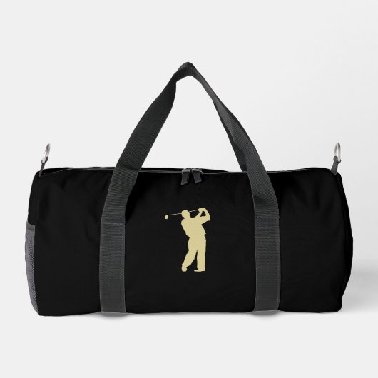 Monogram Gold Silhouette Golfer Plunjezak (Achterkant)