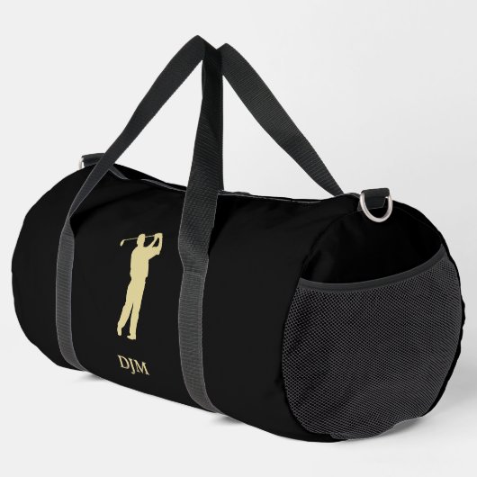 Monogram Gold Silhouette Golfer Plunjezak (Rechterhoek)