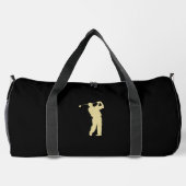 Monogram Gold Silhouette Golfer Plunjezak (Achterkant)