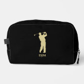 Monogram Gold Silhouette Golfer Toilettasje (Voorkant)