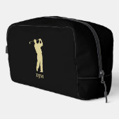 Monogram Gold Silhouette Golfer Toilettasje (Rechterhoek)