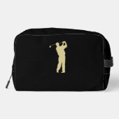 Monogram Gold Silhouette Golfer Toilettasje (Achterkant)