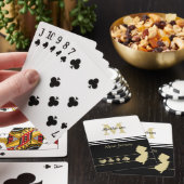 Monogram Gold Silhouette New Jersey Pokerkaarten (Insitu)