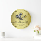 Monogram Gold Valentijn Papier Cutout Hartelijk fo Grote Klok (Huis)