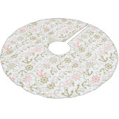 Monogram Golden Anchor Pattern Kerstboom Rok (Gekanteld)