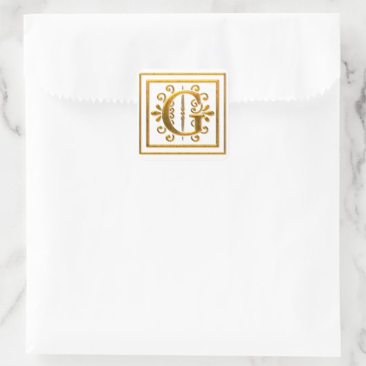Monogram Golden G Elegante Stickers (Tas)