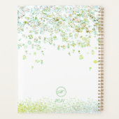 Monogram Golden & Green Sparkles 2021 Planner (Achterkant)