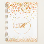 Monogram Golden Sparkles Planner (Voorkant)