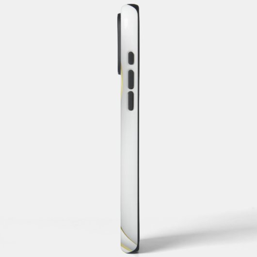 Monogram Golden Swirl Case-Mate iPhone Case (Achterkant / Links)