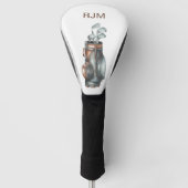 Monogram Golf Bag Golf Head Hoesje Golfheadcover (Voorkant)