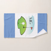 Monogram Golf Ball Bathroom Bad Handdoek (Handdoek)