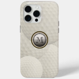 Monogram Golf Ball iPhone 15 Pro Max Hoesje