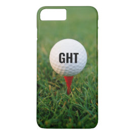 Monogram Golf Ball Ted Up! SmartPhone-Hoesje iPhone 8/7 Plus Hoesje