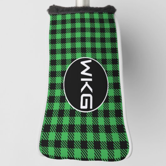 Monogram Golf Blade Putter Head Hoesje - Groen Golfheadcover (Draai 90)