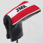 Monogram Golf Blade Putter Hoesje Golfheadcover (3/4 voorkant)