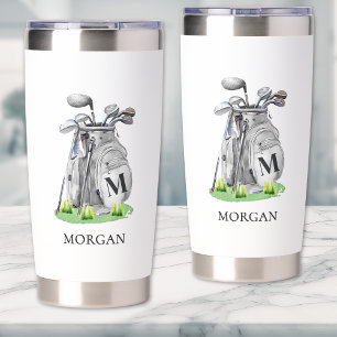 Monogram Golf Geïsoleerde Drinkbeker