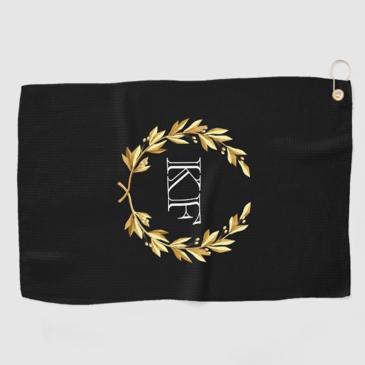 Monogram Golf Towel Golfhanddoek (Horizontaal)