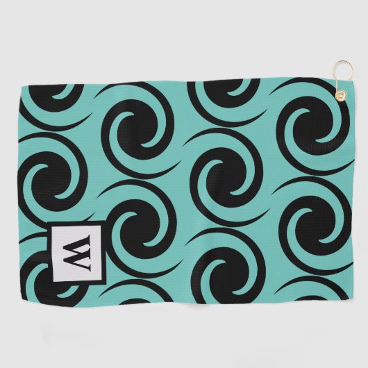 Monogram Golf Towel Golfhanddoek (Horizontaal)