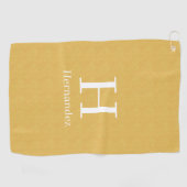 Monogram Golf Towel Golfhanddoek (Horizontaal)
