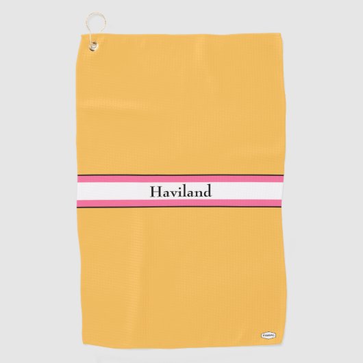 Monogram Golf Towel HAMbWG Golfhanddoek (Voorkant)