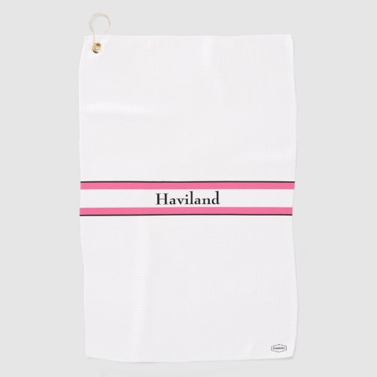 Monogram Golf Towel HAMbWG Golfhanddoek (Voorkant)