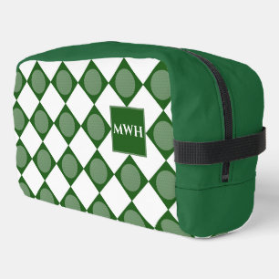 Monogram Golfbal Patroon Dopp Kit Bag Toilettasje
