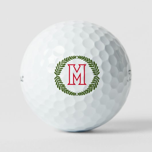 Monogram golfballen - gepersonaliseerde aangepaste (Voorkant)