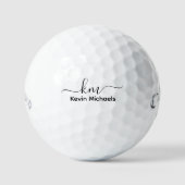Monogram golfballen om uw spel op te laten vallen (Voorkant)