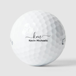 Monogram golfballen om uw spel op te laten vallen
