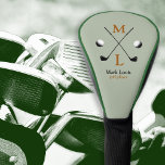 monogram golfer . golfspeler golfheadcover<br><div class="desc">Een stijlvol logo ontwerp voor de golfspeler,  om je te personaliseren met naam en initiaal</div>