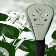 monogram golfer . golfspeler