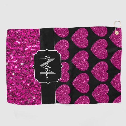 Monogram Golfhanddoek (Horizontaal)