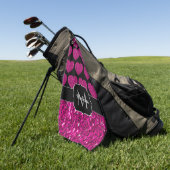 Monogram Golfhanddoek (Groen)