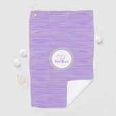 Monogram Golfhanddoek met naam en Initiaal (Insitu)