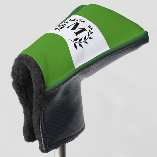 Monogram Golfheadcover (3/4 voorkant)