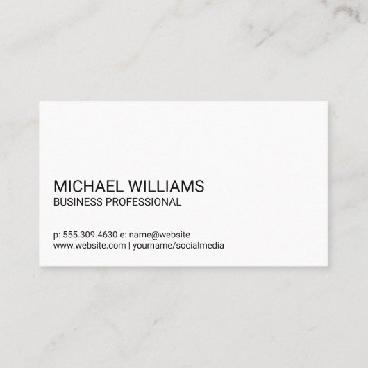 Monogram | Golflijnen Abstracte achtergrond Visitekaartje (Achterkant)