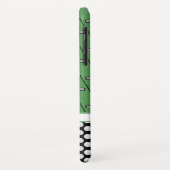 Monogram golfpatronen groen zwart Case-Mate iPhone case (Achterkant/links)