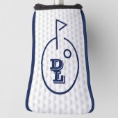 Monogram golfputter Hoesje (Navy) Golfheadcover (Draai 90)